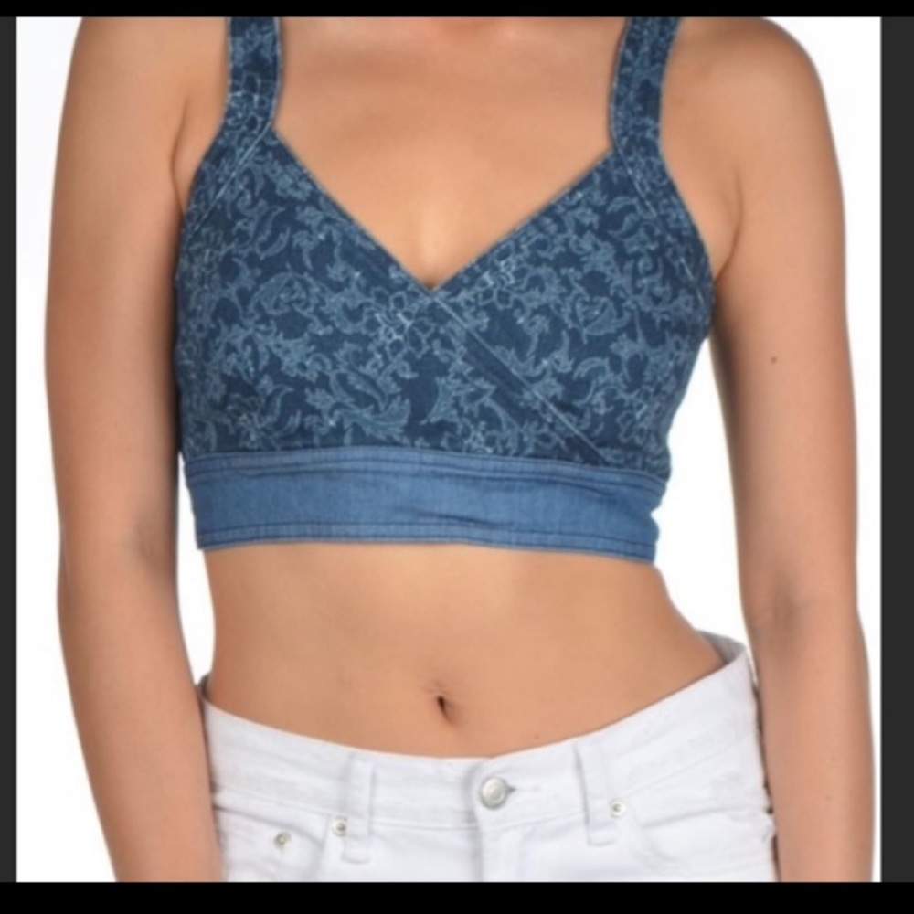 Cute Crop Denim Top
